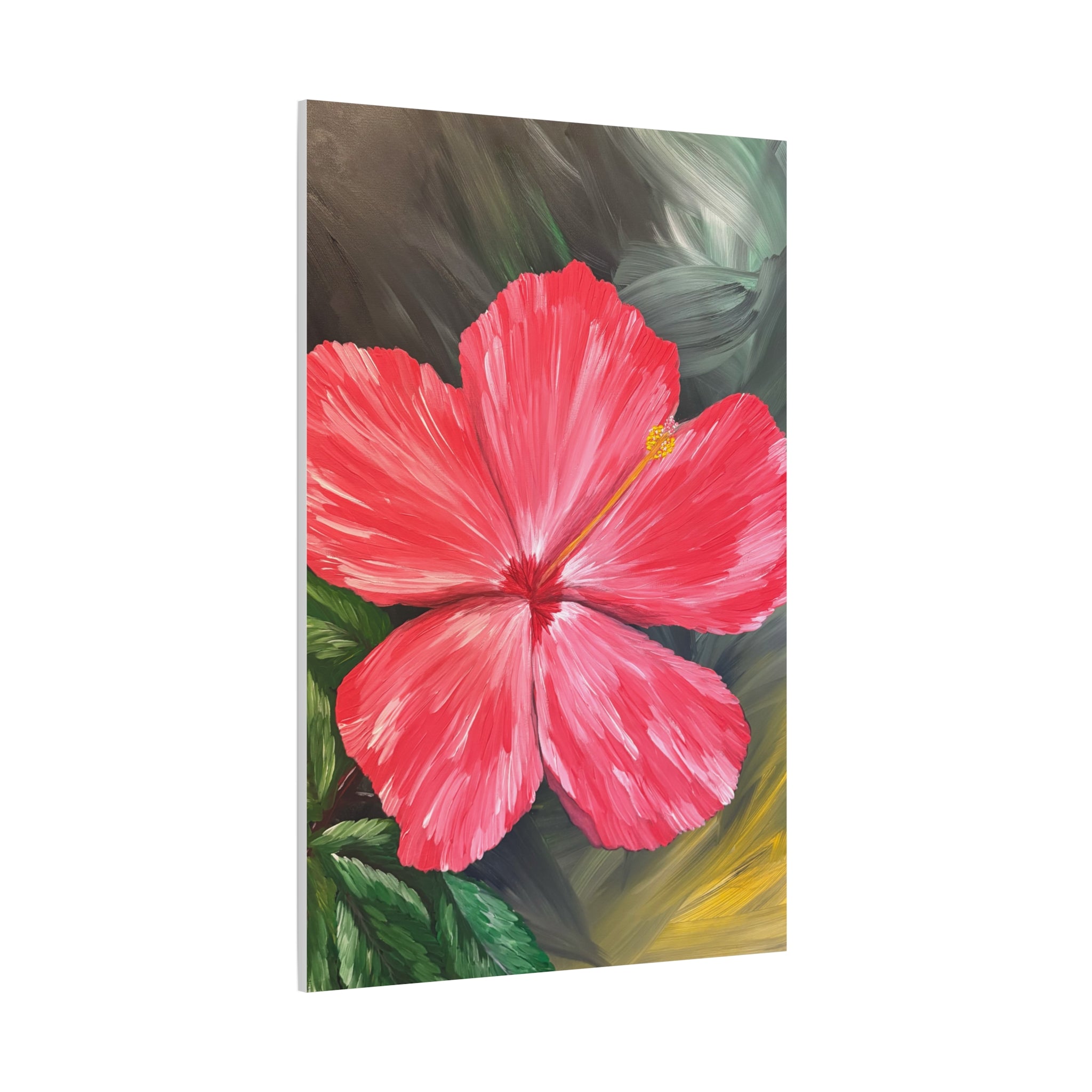 Hibiscus Hues Canvas Wall Art