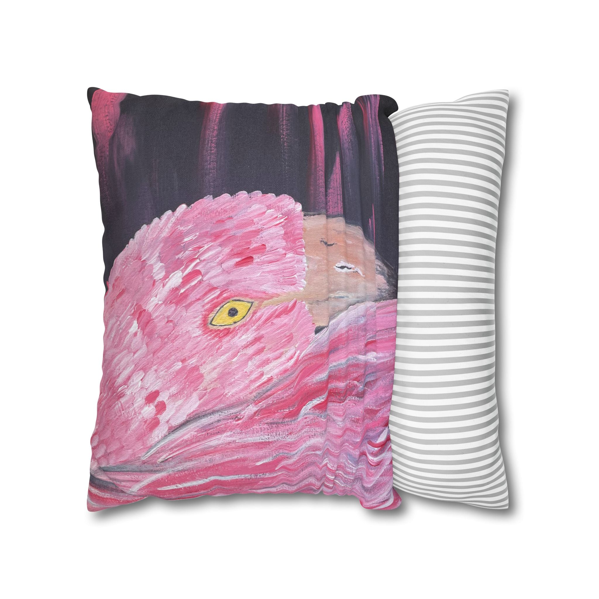 Feathered Grace Square Decorative Pillow Sham