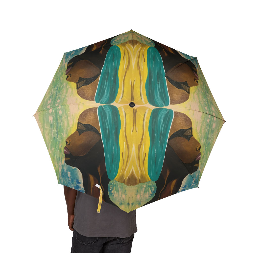 Hues of Heritage Umbrella Hand Painted Design
