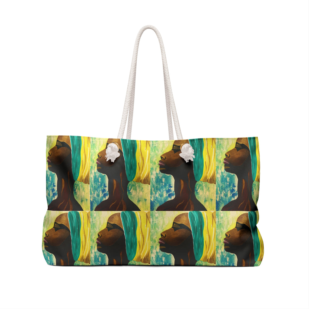 Hues of Heritage Tote Bag with Hand Painted Designs