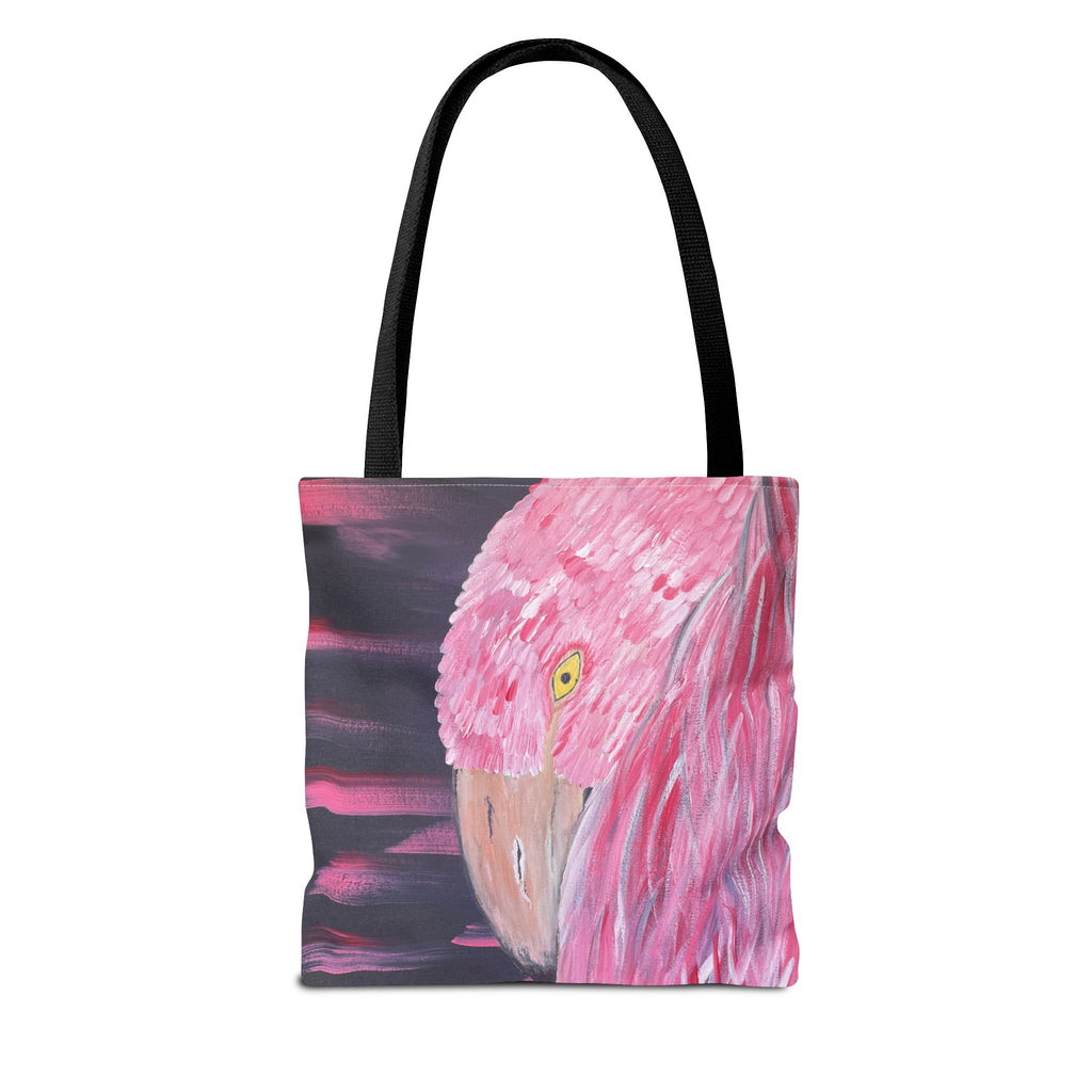 Feathered Grace Hand Painted Tote Bag