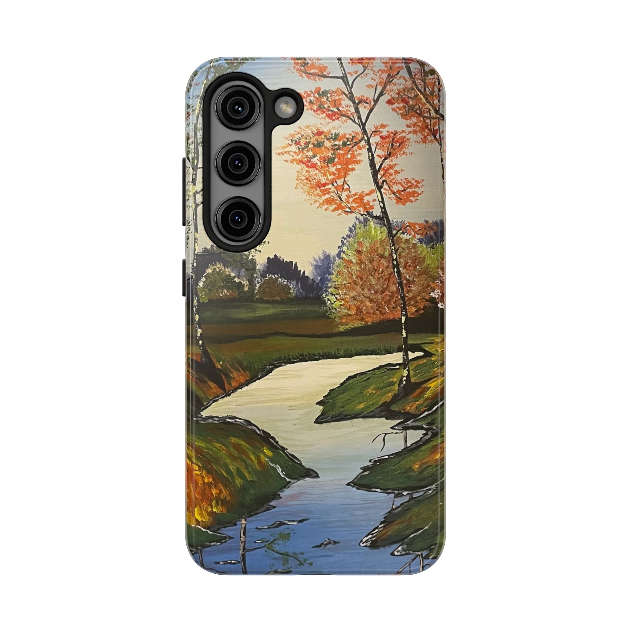 Whispering Birches Phone Case - Hand Painted Unique Designs