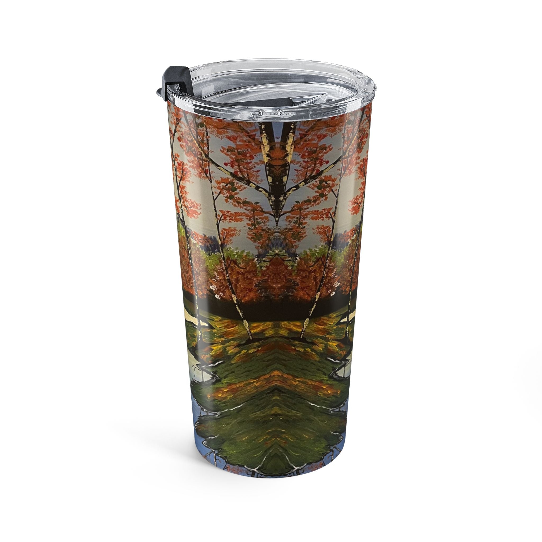 Whispering Birches 20oz Artistic Tumbler - Perfect Hand Painted Gift