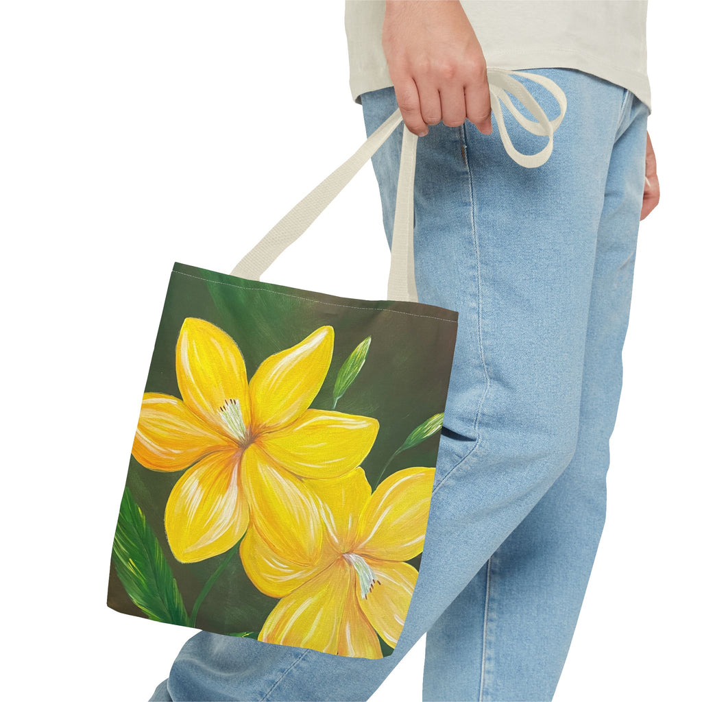 Golden Bloom Tote Bag