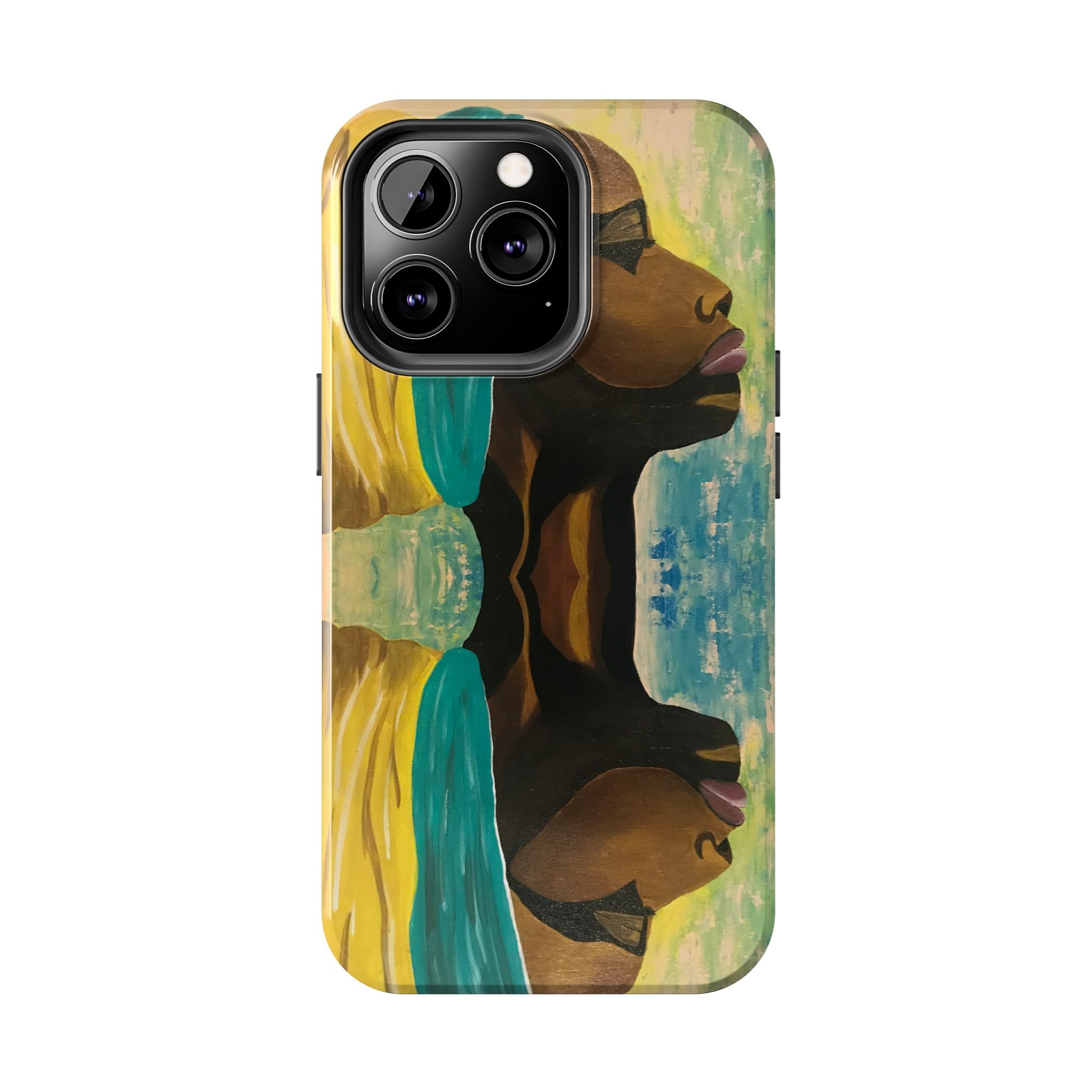 Hues of Heritage Phone Case Hand Painted