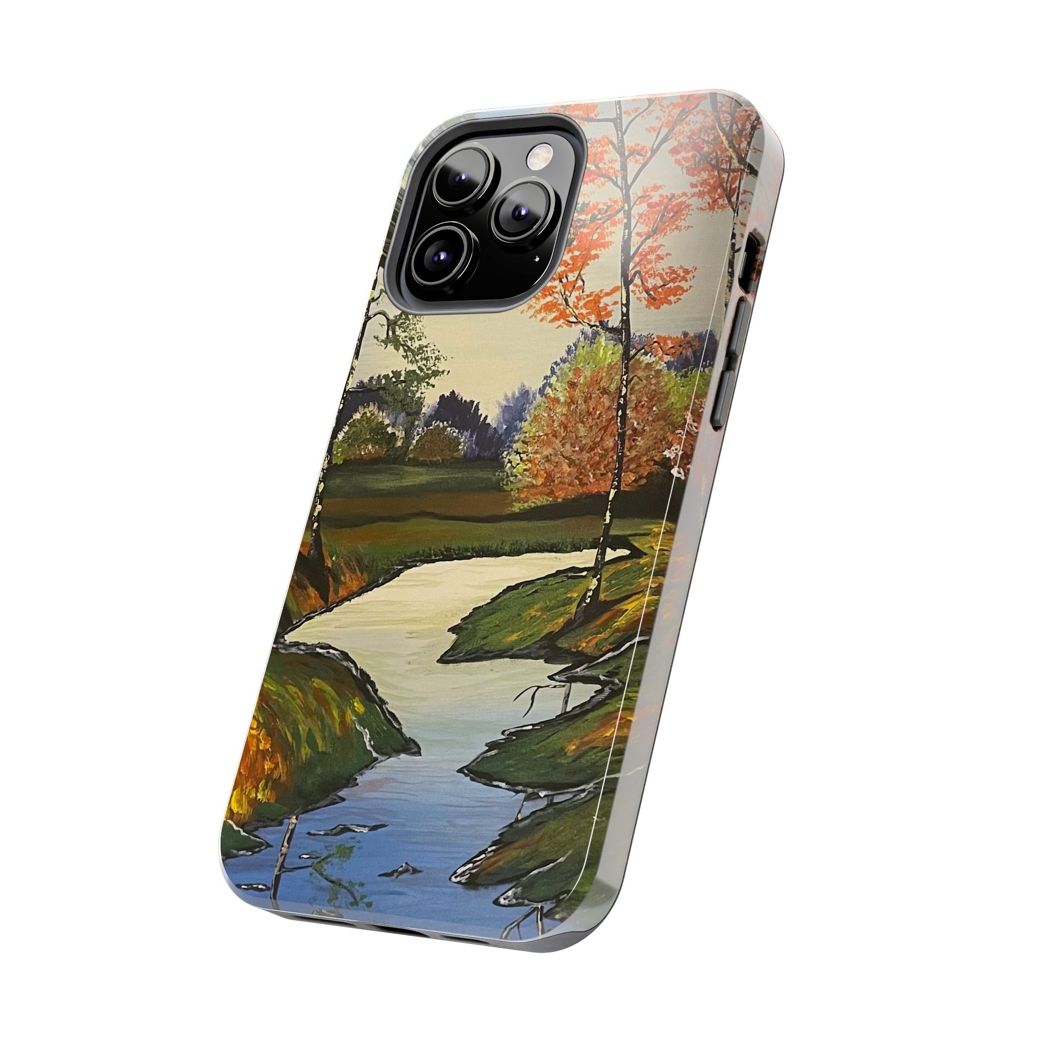 Whispering Birches Phone Case - Hand Painted Unique Designs