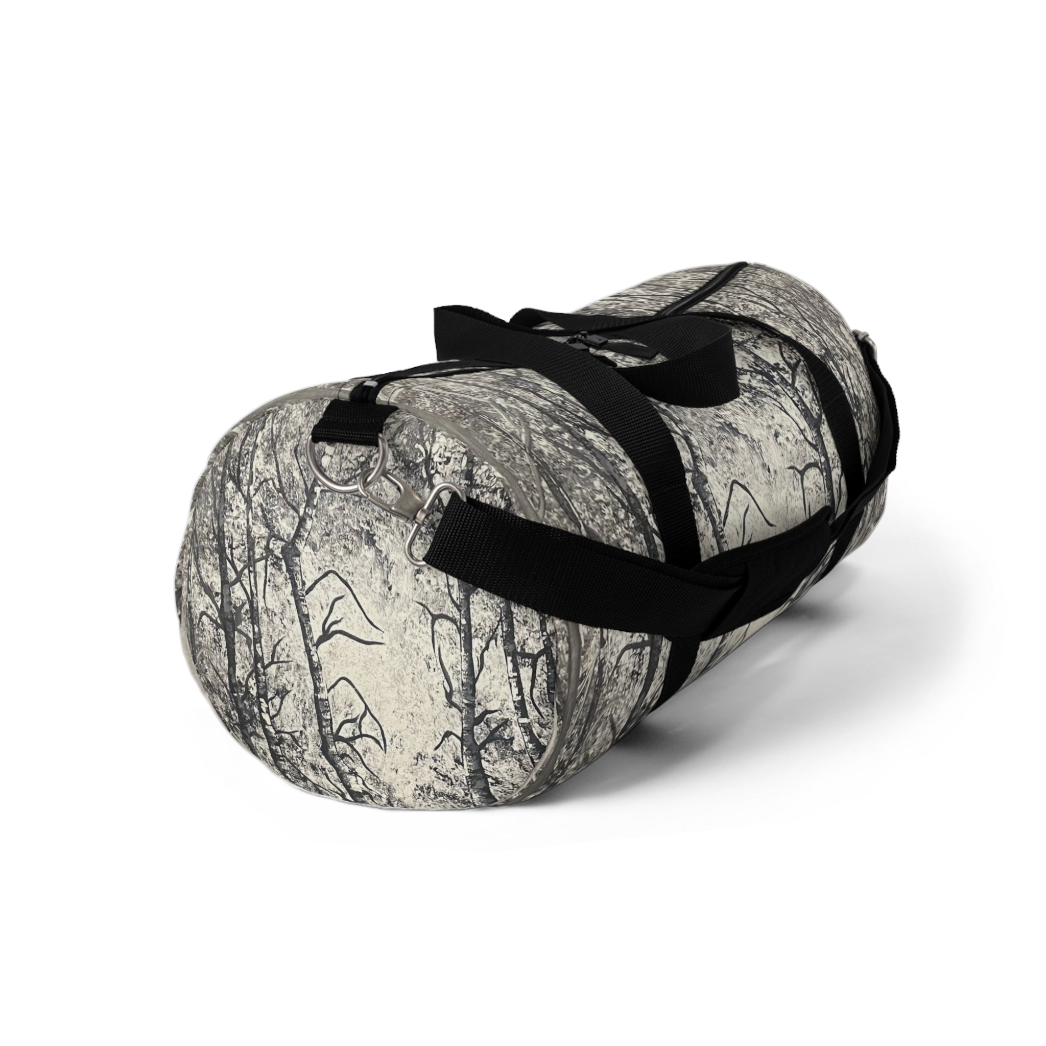 Silver Shadows Hand Painted Duffel Bag