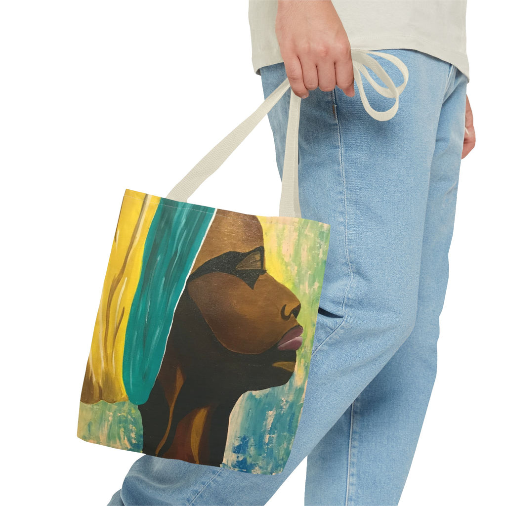 Hues of Heritage Hand Painted Tote Bag