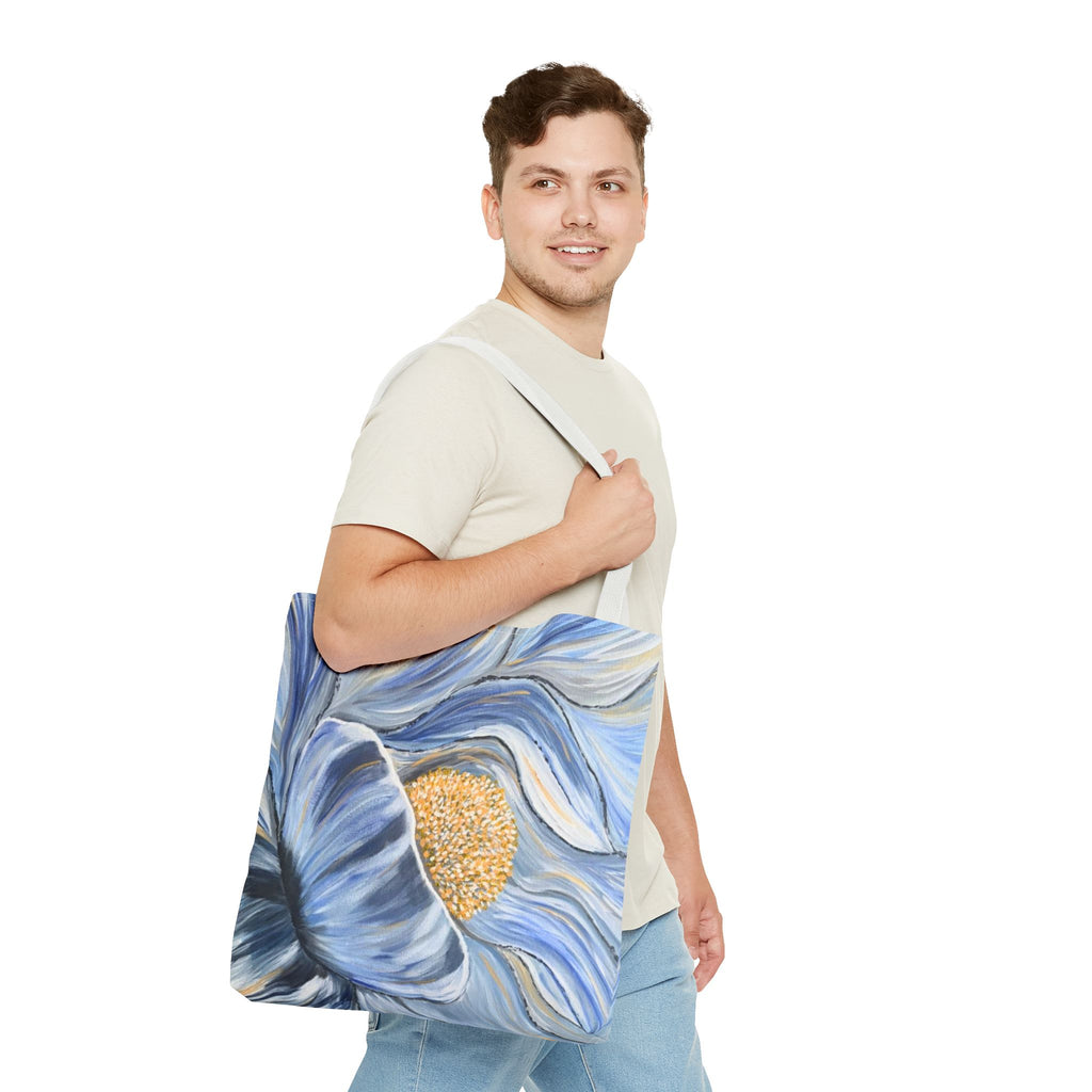 Velvet Current Hand Painted Tote Bag