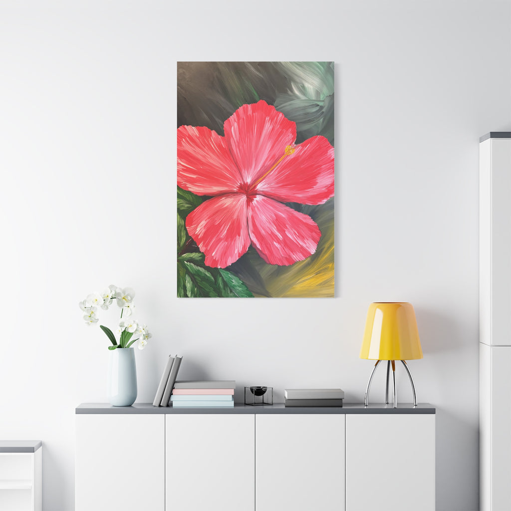 Hibiscus Hues Canvas Wall Art