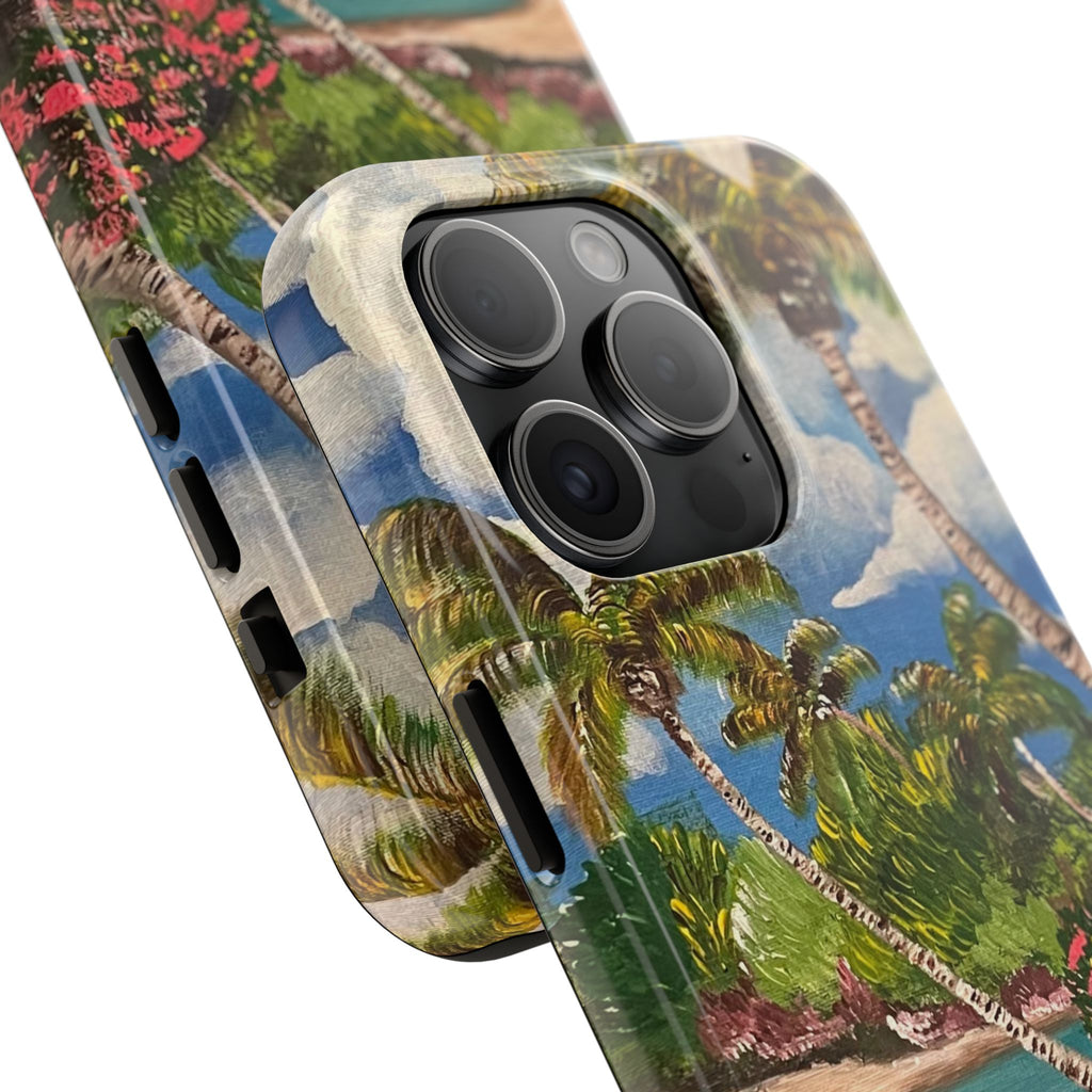 Blooming Paradise Phone Case Hand Painted Unique Designs