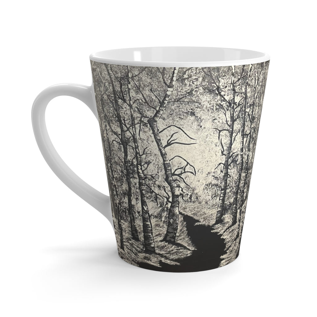 Silver Shadows Latte Mug