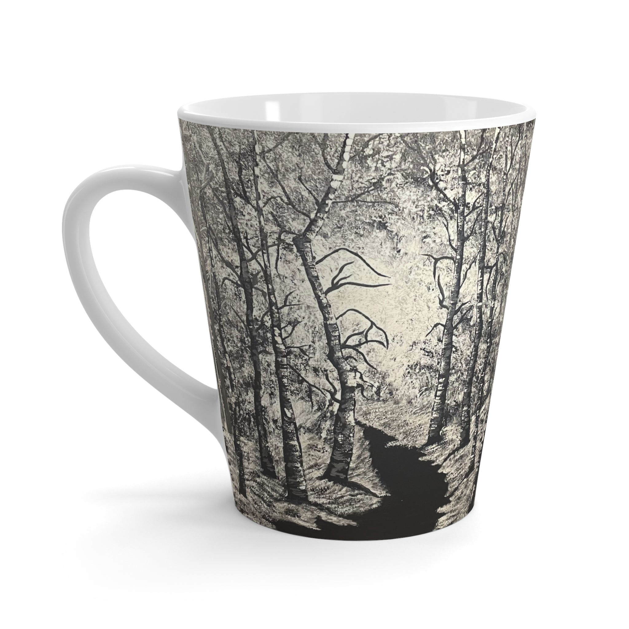 Silver Shadows Latte Mug