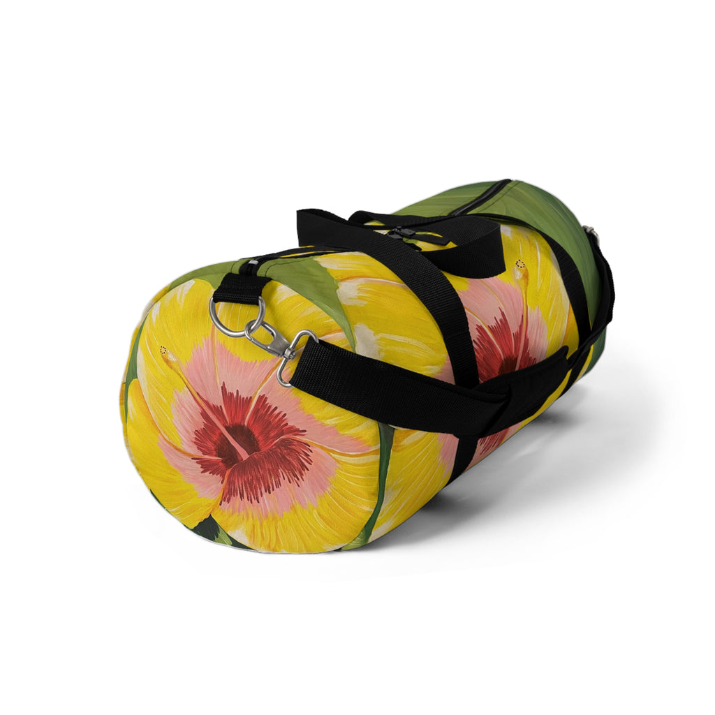 Blushing Sunrise Hand Painted Duffel Bag